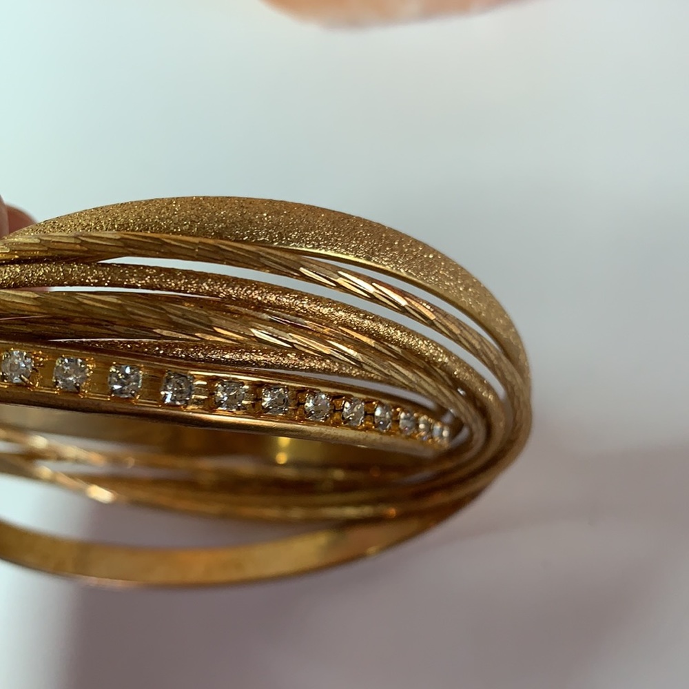 Gold Bangles, 2,8in - image 4